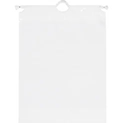 Poly Bag with Cotton Drawstring - 16 inches x 12 inches