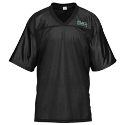 Poly Mesh Jersey V-Neck T-Shirt - Men's - Embroidered