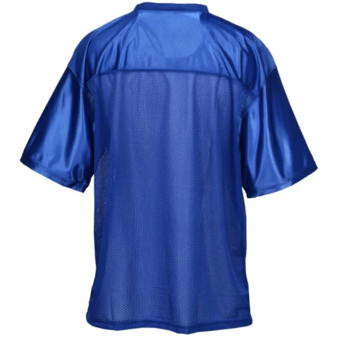 Poly Mesh Jersey V-Neck T-Shirt - Men's - Embroidered