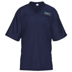 Poly Mesh Jersey V-Neck T-Shirt - Men's - Embroidered