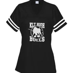 Poly Mesh Jersey V-Neck T-Shirt - Ladies'