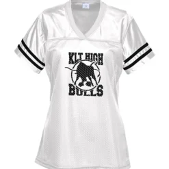 Poly Mesh Jersey V-Neck T-Shirt - Ladies'