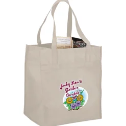 Polypropylene Reusable Grocery Bag - 15 inches x 13 inches - Full Color