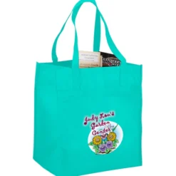 Polypropylene Reusable Grocery Bag - 15 inches x 13 inches - Full Color
