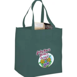Polypropylene Reusable Grocery Bag - 15 inches x 13 inches - Full Color