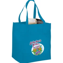 Polypropylene Reusable Grocery Bag - 15 inches x 13 inches - Full Color
