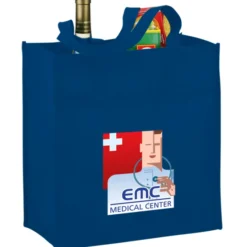 Polypropylene Reusable Grocery Bag - 14 inches x 13 inches - Full Color