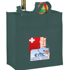 Polypropylene Reusable Grocery Bag - 14 inches x 13 inches - Full Color