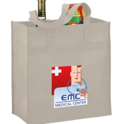Polypropylene Reusable Grocery Bag - 14 inches x 13 inches - Full Color