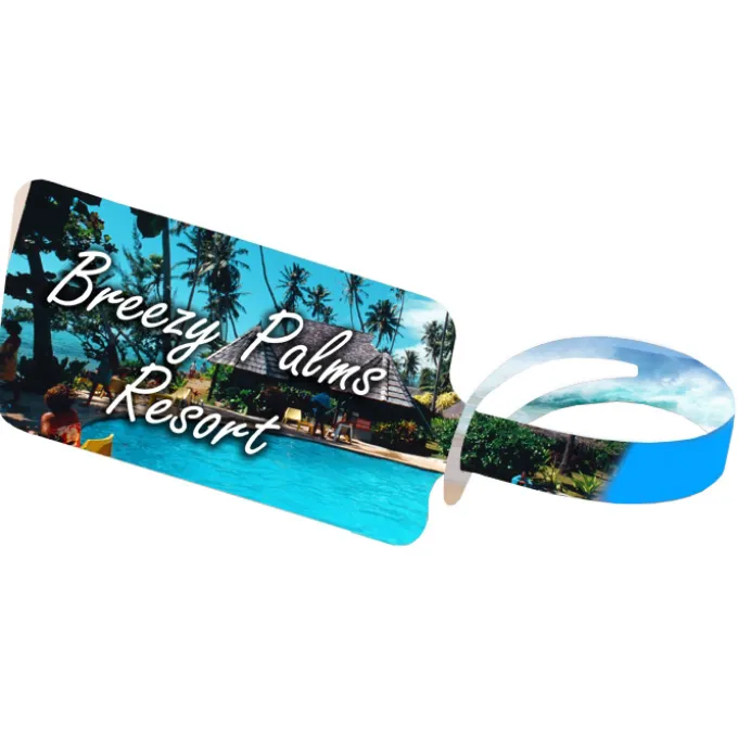 POLYspectrum Bag Tag with Self Strapping - 24 hr