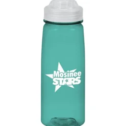 PolySure Grip 'N Sip Water Bottle with Flip Lid - 24 oz