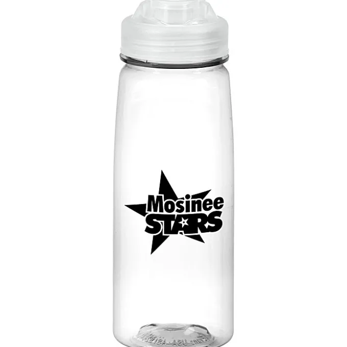 PolySure Grip 'N Sip Water Bottle with Flip Lid - 24 oz