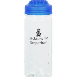 PolySure Inspire Water Bottle with Flip Lid - 16 oz - Clear