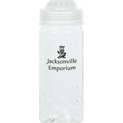 PolySure Inspire Water Bottle with Flip Lid - 16 oz - Clear