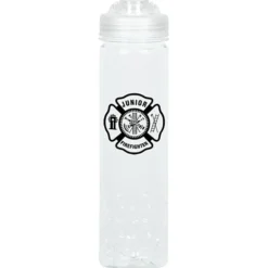 PolySure Inspire Water Bottle with Flip Lid - 24 oz - Clear
