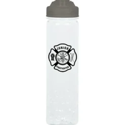 PolySure Inspire Water Bottle with Flip Lid - 24 oz - Clear