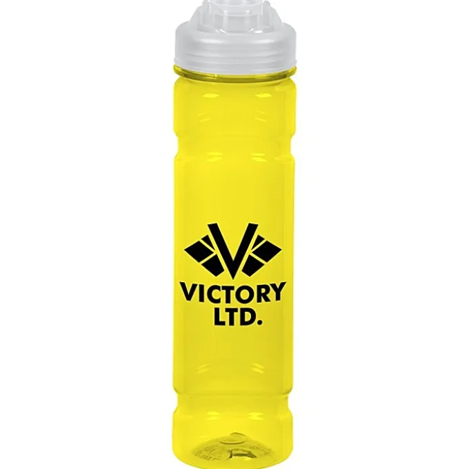PolySure Jetstream Water Bottle with Flip Lid - 24 oz