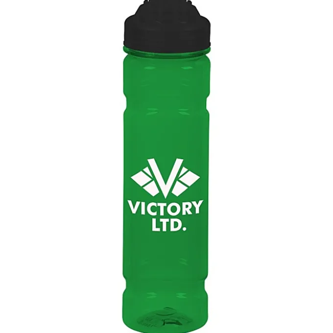 PolySure Jetstream Water Bottle with Flip Lid - 24 oz