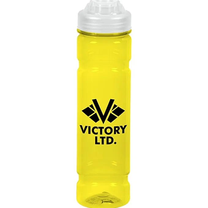 PolySure Jetstream Water Bottle with Flip Lid - 24 oz
