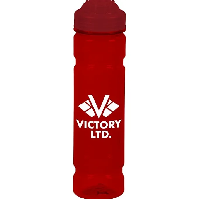 PolySure Jetstream Water Bottle with Flip Lid - 24 oz