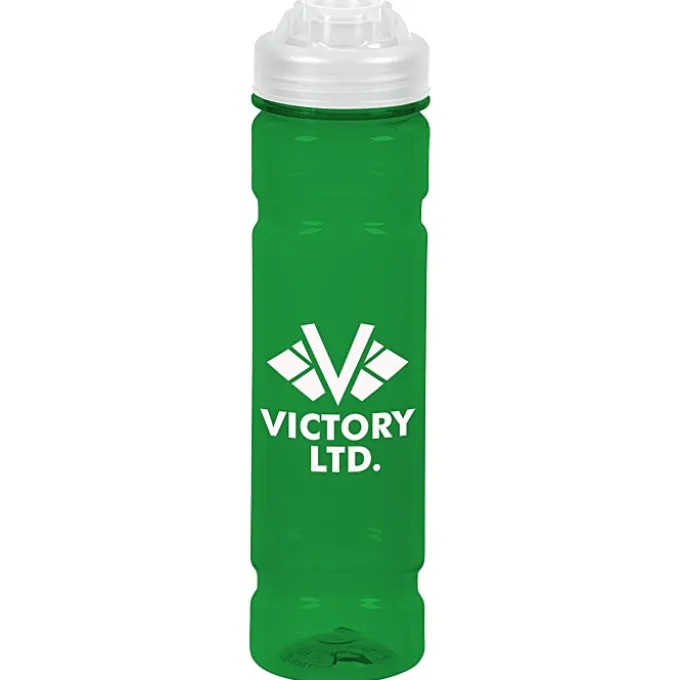 PolySure Jetstream Water Bottle with Flip Lid - 24 oz