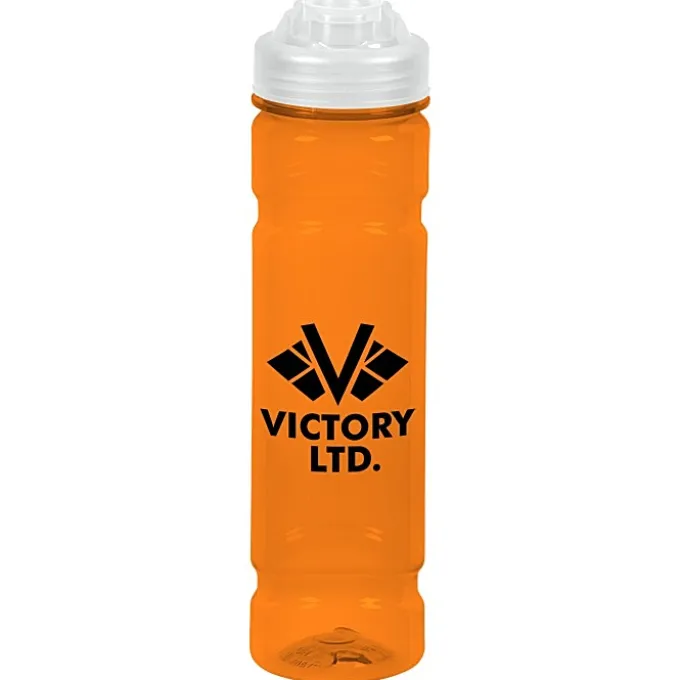 PolySure Jetstream Water Bottle with Flip Lid - 24 oz
