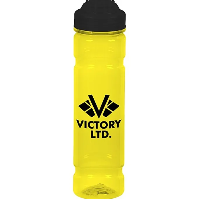 PolySure Jetstream Water Bottle with Flip Lid - 24 oz