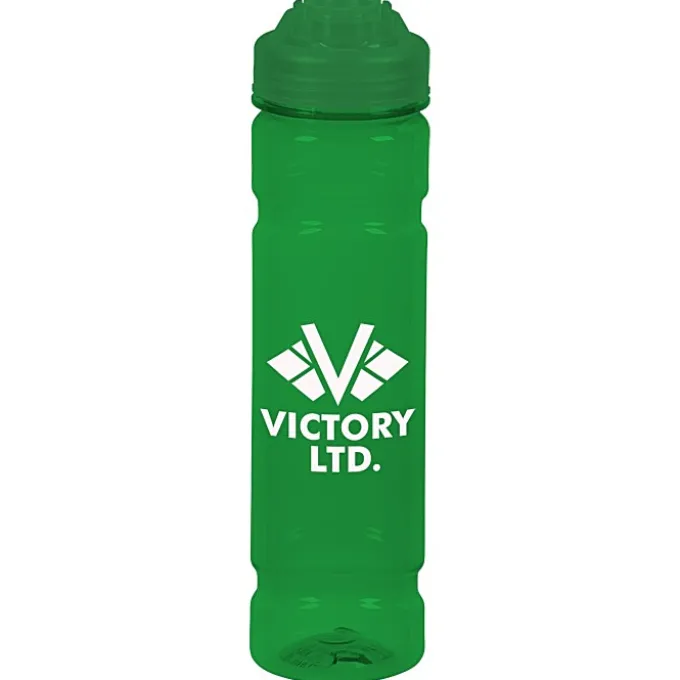 PolySure Jetstream Water Bottle with Flip Lid - 24 oz