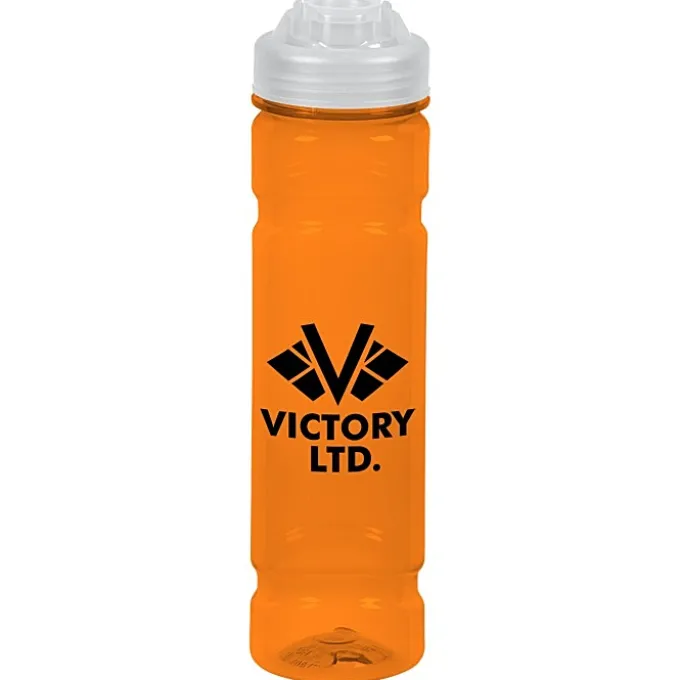 PolySure Jetstream Water Bottle with Flip Lid - 24 oz