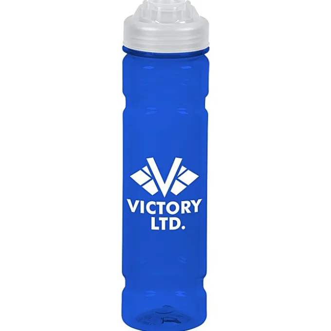 PolySure Jetstream Water Bottle with Flip Lid - 24 oz