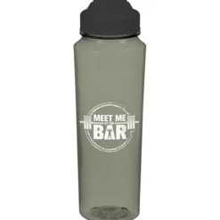 PolySure Measure Water Bottle with Flip Lid - 24 oz