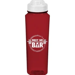 PolySure Measure Water Bottle with Flip Lid - 24 oz