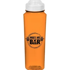 PolySure Measure Water Bottle with Flip Lid - 24 oz