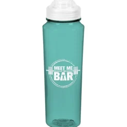 PolySure Measure Water Bottle with Flip Lid - 24 oz