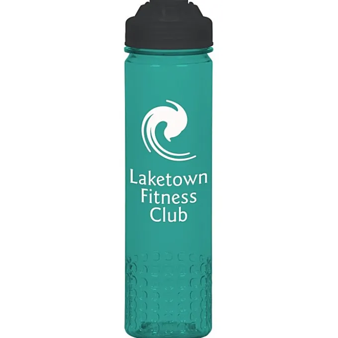 PolySure Out of the Block Water Bottle with Flip Lid - 24 oz