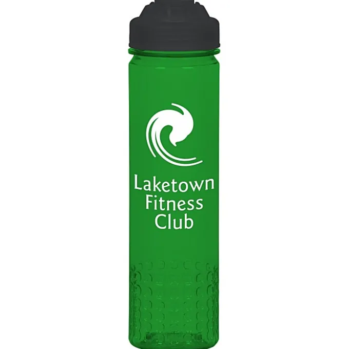 PolySure Out of the Block Water Bottle with Flip Lid - 24 oz