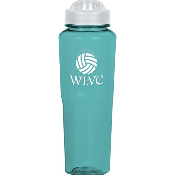 PolySure Retro Water Bottle with Flip Lid - 32 oz
