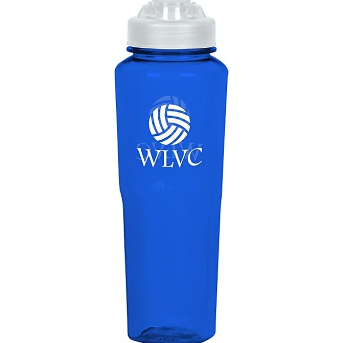 PolySure Retro Water Bottle with Flip Lid - 32 oz