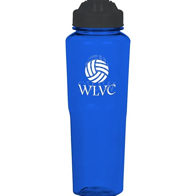 PolySure Retro Water Bottle with Flip Lid - 32 oz