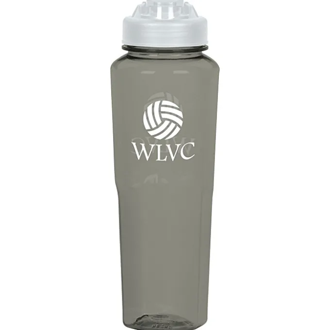 PolySure Retro Water Bottle with Flip Lid - 32 oz