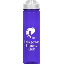 PolySure Revive Water Bottle with Flip Lid - 24 oz