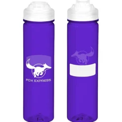 PolySure Revive Water Bottle with Flip Lid - 24 oz - ID