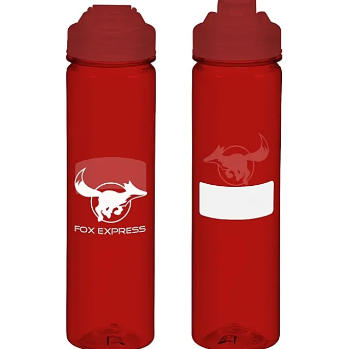 PolySure Revive Water Bottle with Flip Lid - 24 oz - ID