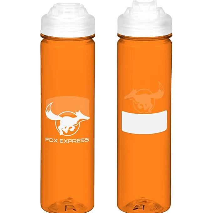 PolySure Revive Water Bottle with Flip Lid - 24 oz - ID