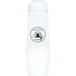 PolySure Sip and Pour Water Bottle with Flip Lid - 28 oz - Clear