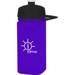 PolySure Squared-Up Water Bottle with Handle - 16 oz