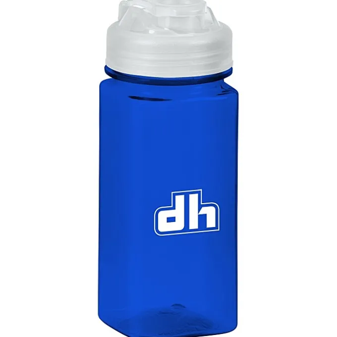 PolySure Squared-Up Water Bottle with Flip Lid - 16 oz