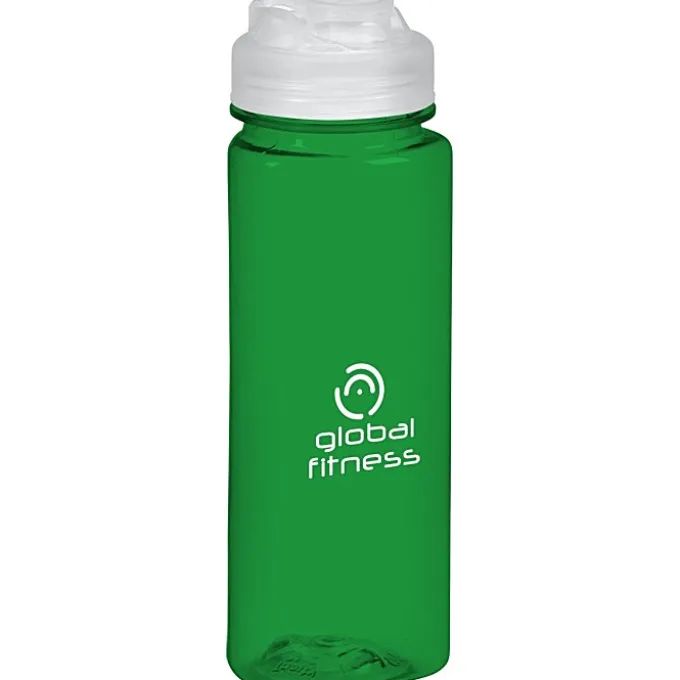 PolySure Trinity Water Bottle with Flip Lid - 24 oz