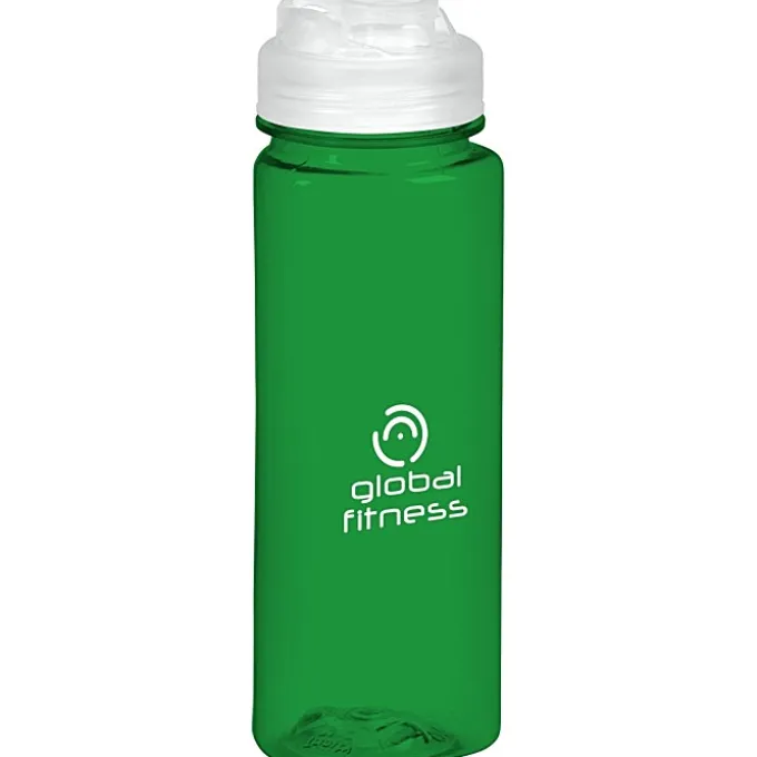 PolySure Trinity Water Bottle with Flip Lid - 24 oz