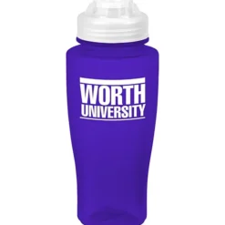 PolySure Twister Water Bottle with Flip Lid - 24 oz